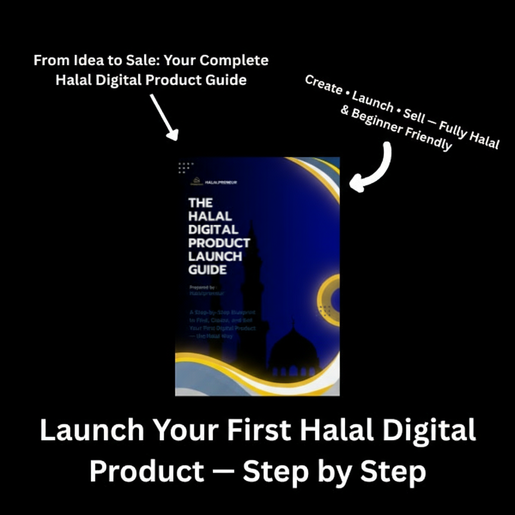 Halal Digital Product Launch Guide - From Struggle to Success Blueprint