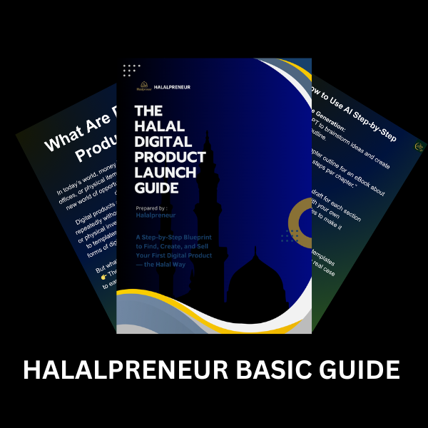 Halal Digital Product Launch Guide – Starter Edition